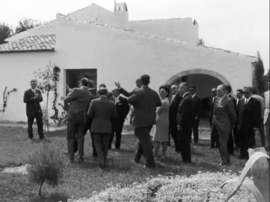 1967 Javea inauguration of urbanización Tosalets