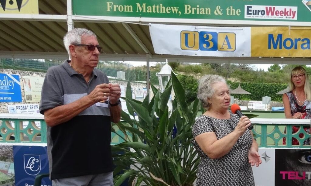 Moraira / Teulada U3A donate €1,800 for the Alzheimer’s` Day Centre in Teulada.